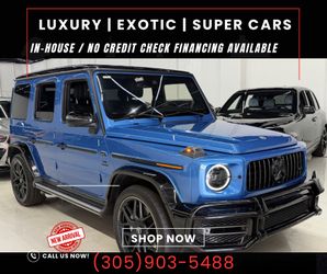 2021 MERCEDES-BENZ G-CLASS G 63 AMG® BEAUTIFUL 2 TONE BLUE/BLACK INTERIOR NO CREDIT CHECK!!!!!!