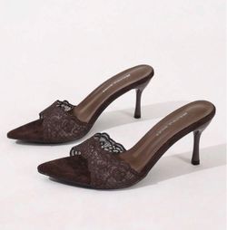 Brown heels