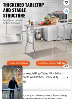 NEW IN BOX VEVOR WORK TABLE.