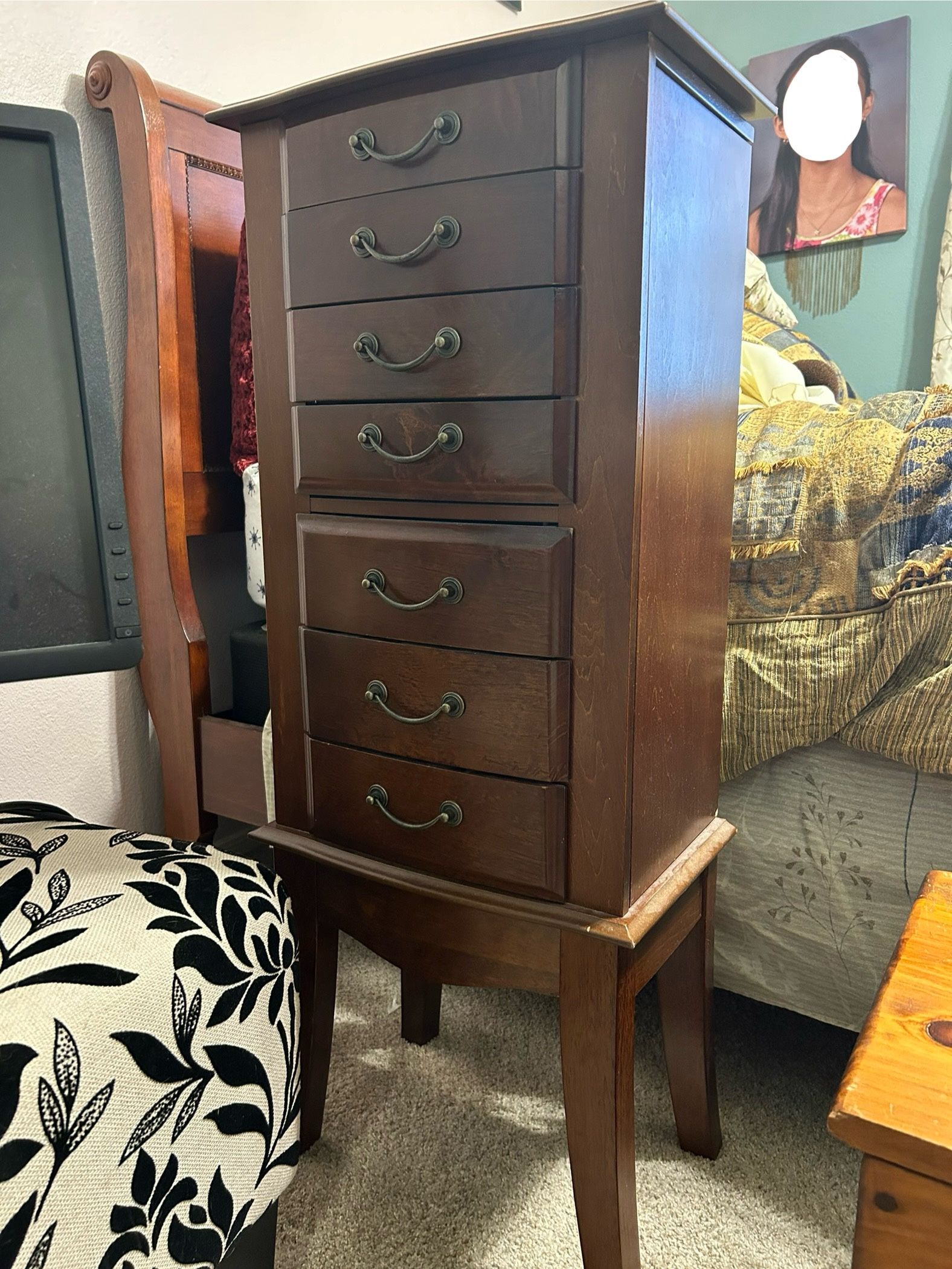 Wooden Jewelry Organizer/Vanity