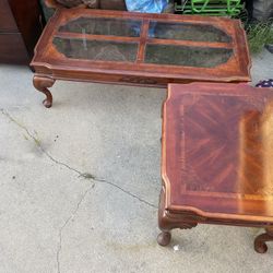 Coffee Table With End Table 