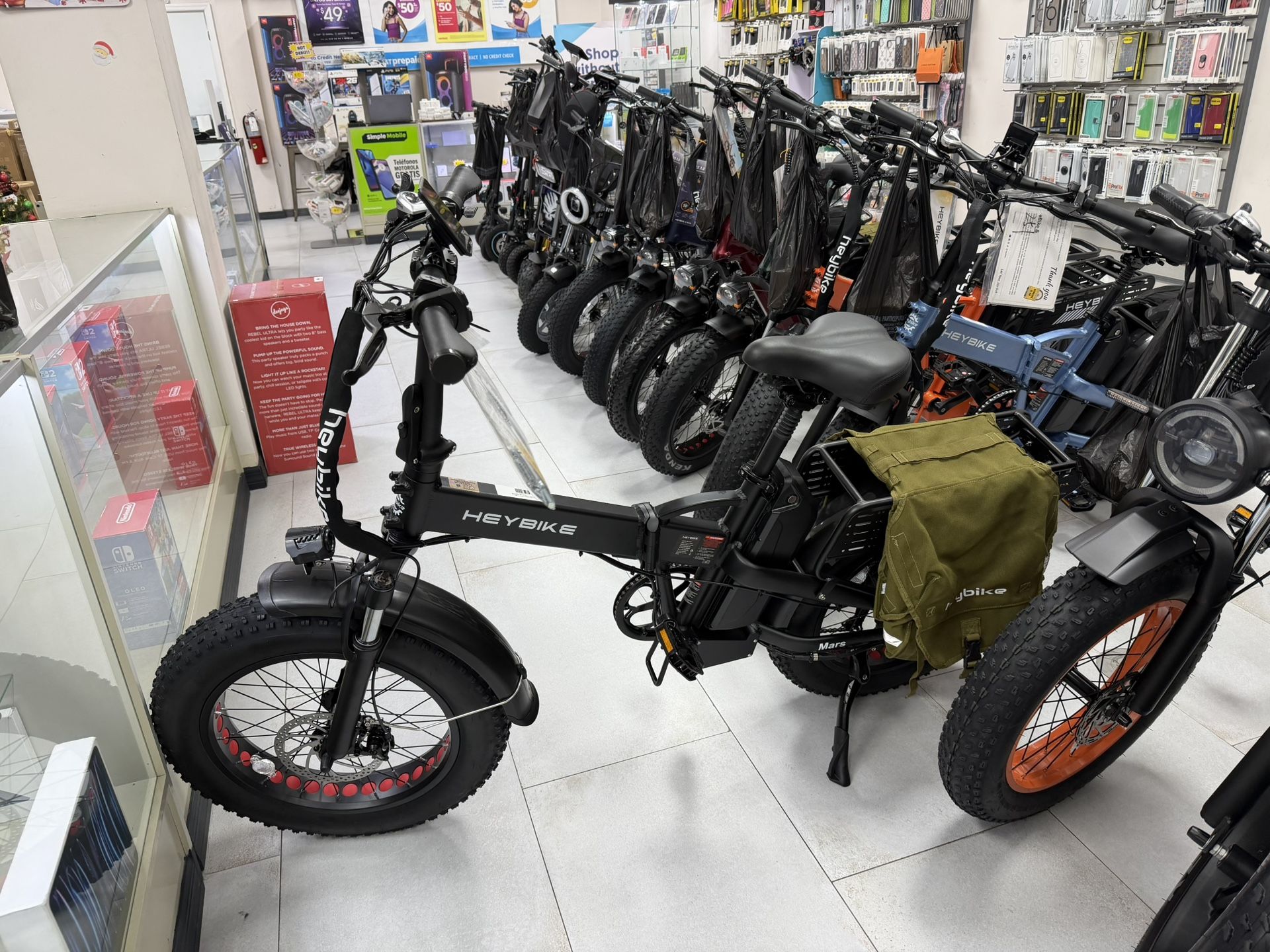 Heybike Mars 2.0 Electric Bicycle 28MPH! Finance For $50 Down Payment!!