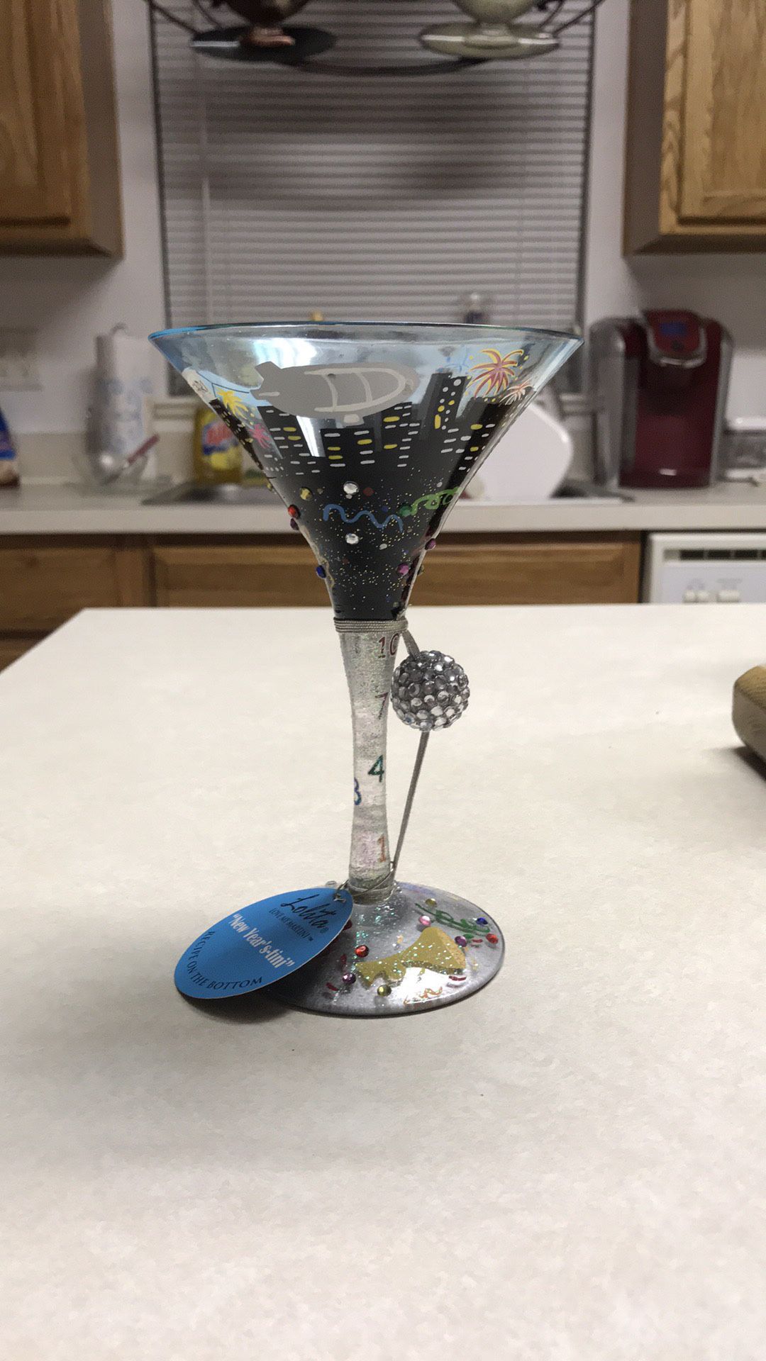 Love My Martini 🍸 Glass (New Years-Tini)