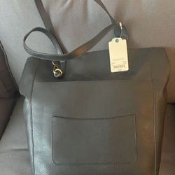 St. John Bay's Tote Bag Black- Brand New