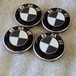 OEM BMW Center Caps 5x120 Carbon Fiber