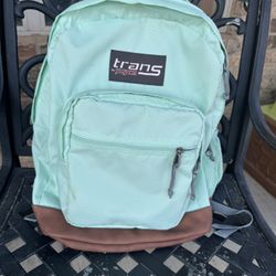 JanSport Light Teal Backpack 