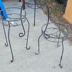 Lot of 3 Plant Stands