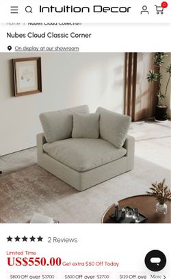 Nubes Cloud Classic Corner Sofa Seat