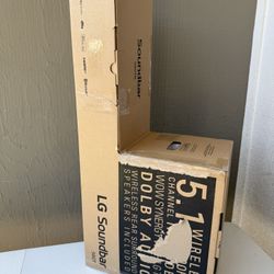 Soundbar With Wireless Subwoofer And Remote 