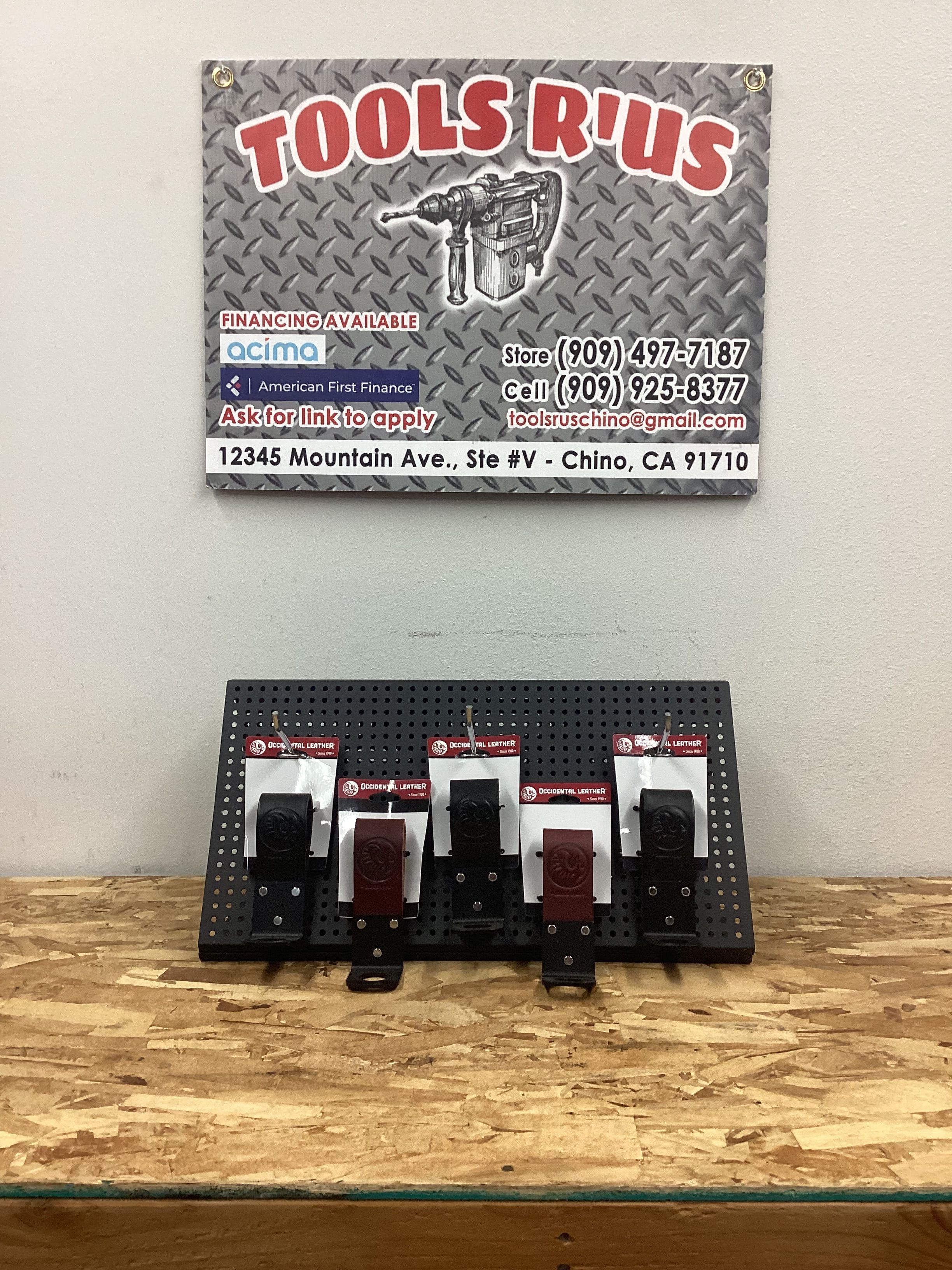 OCCIDENTAL LEATHER BLACK SLEEVER BAR HOLDER**(EACH)**(FINANCIAMOS/WE FINANCEZ)**