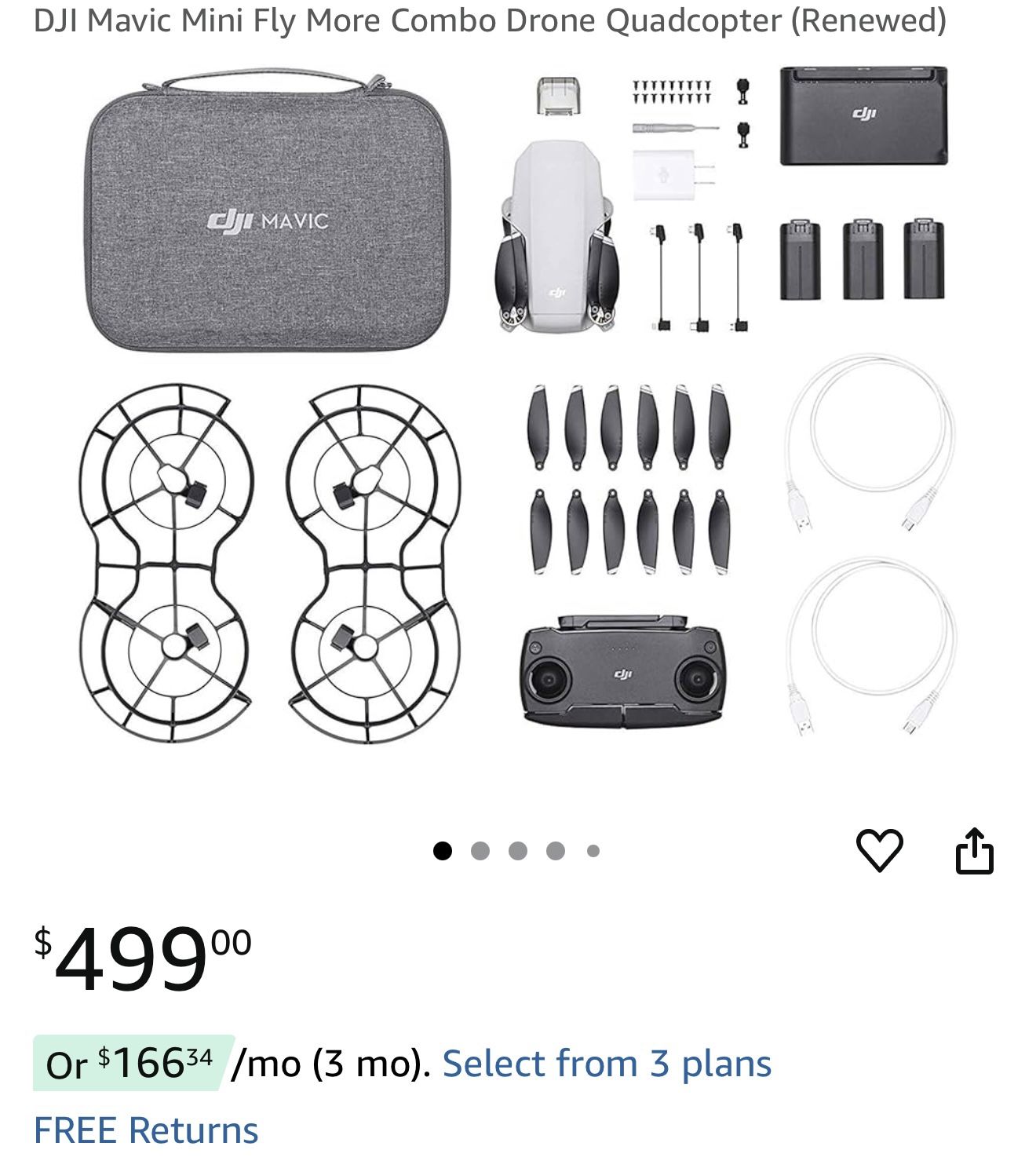 DJI Mavic Mini Fly More Combo Drone Quadcopter