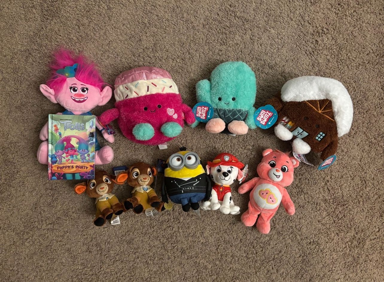 Plush Lot Carebears Bum Bumz