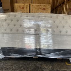 King Bed + Mattress – Like New