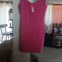 Pink Athletic Dress Or Long Top