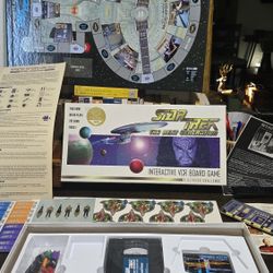 1993 STAR TREK THE NEXT GENERATION INTERACTIVE VCR BOARD GAME KLINGON CHALLENGE Complete Sealed