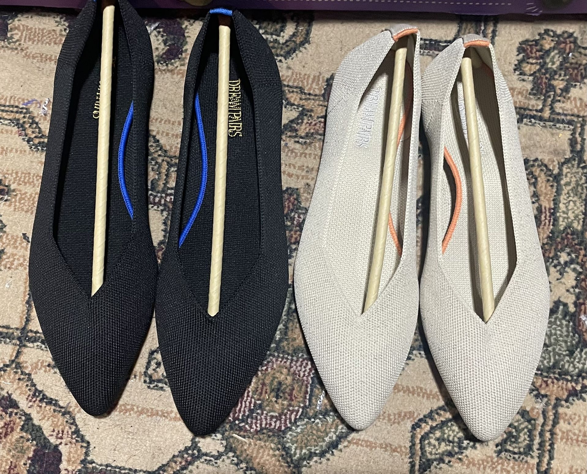 New women’s “Dream pair flat Shoes - Lot Of 12 shoes = $35