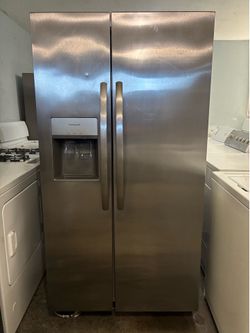 2023 Model Frigidaire Stainless Steel Side by Side Refrigerator