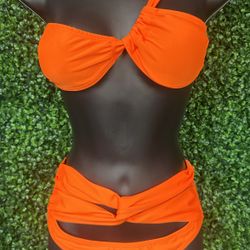 Orange Swimsuit 