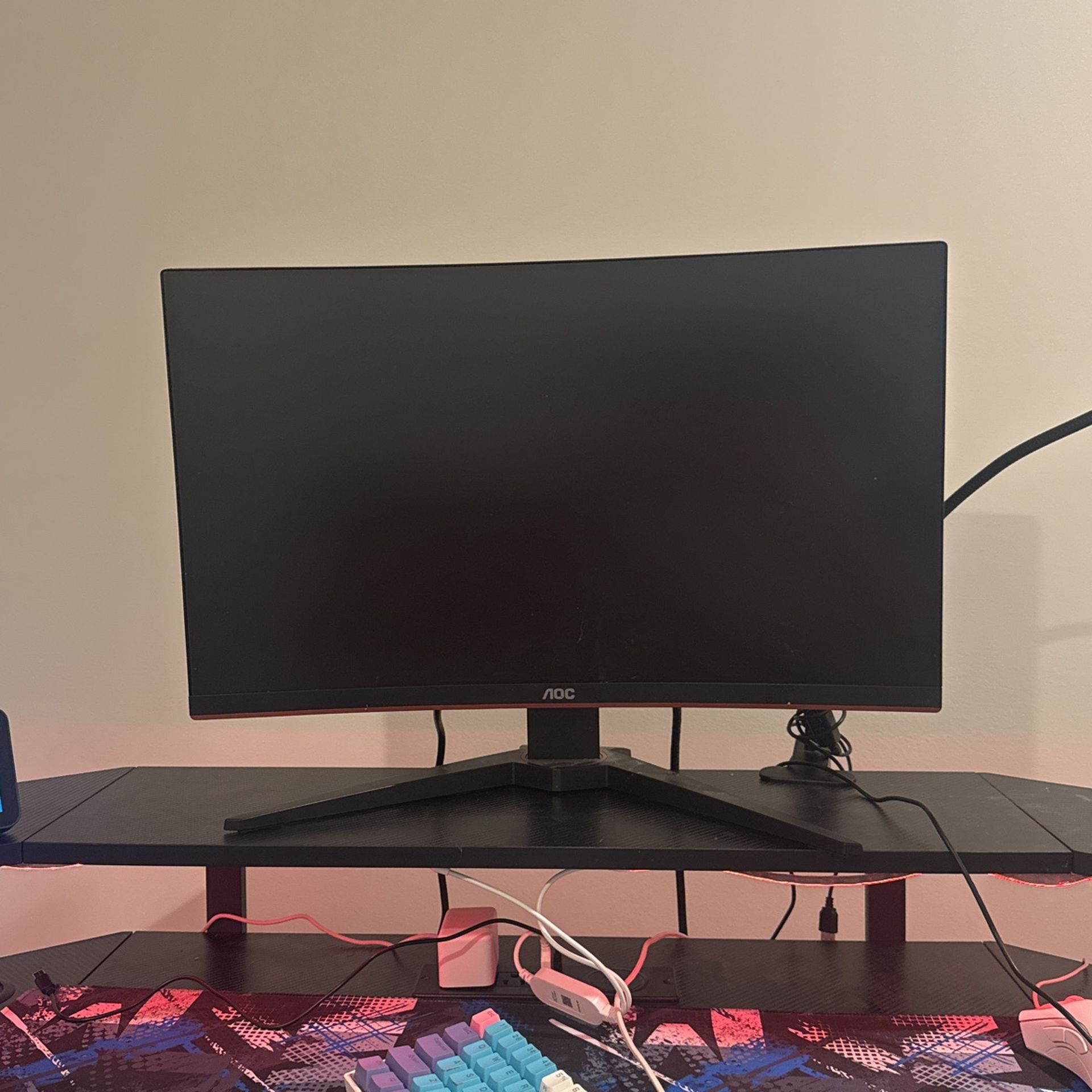 27 Inch Aoc Adjustable 144 Hz Gaming Moves Up And Down