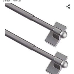 Coquilles Multi-Use Adjustable Magnetic Curtain Rods for Doors, Windows, Tool Boxes,16-28 Inch,Easy Installation，2-Pack，Pewter

New.  