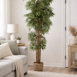 Artificial 7 foot bamboo tree