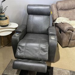 Graphite Power Recliner w/ LED