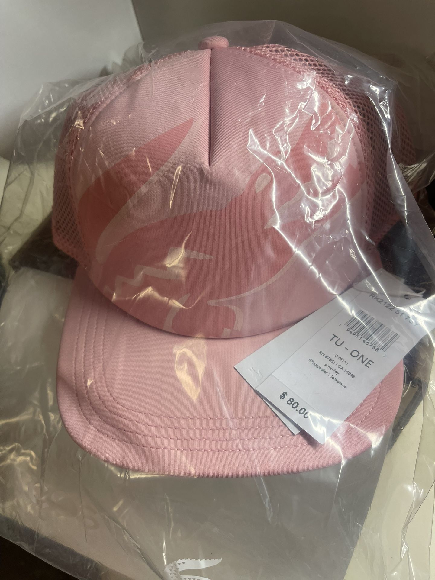 Lacoste SnapBack Hat Pink