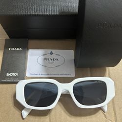 Prada Sunglasses(White)