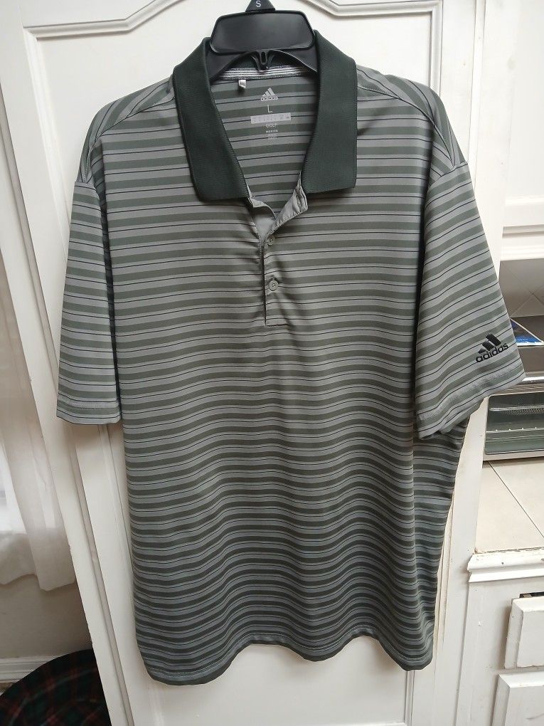 Men's Adidas Polo Style Shirt.. Large!