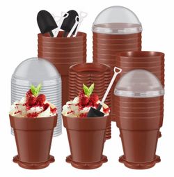 cup cake flower pots