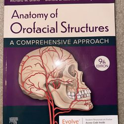 Anatomy of Orofacial Structures: A Comprehensive Approach (Evolve) 9th  Edition 
