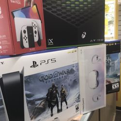 ps5 disc Xbox X Nintendo Switch Oled New Sealed No Credit Needed Pay Down Only