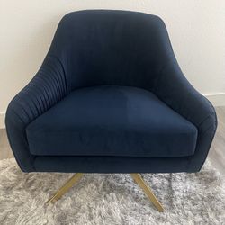 West Elm Roar&Rabbit velvet swivel 
