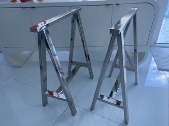 Chrome Table Base , Office Or Dinner Table