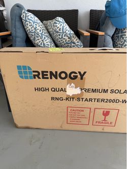 Renogy solar panels. New still in the box. Never used.