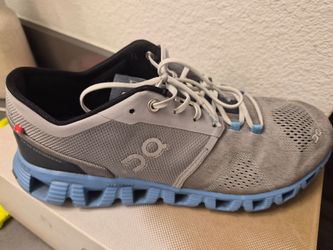 ON Cloud X Running Sneakers Shoes Men's sz 10 Alloy Niagara Grey