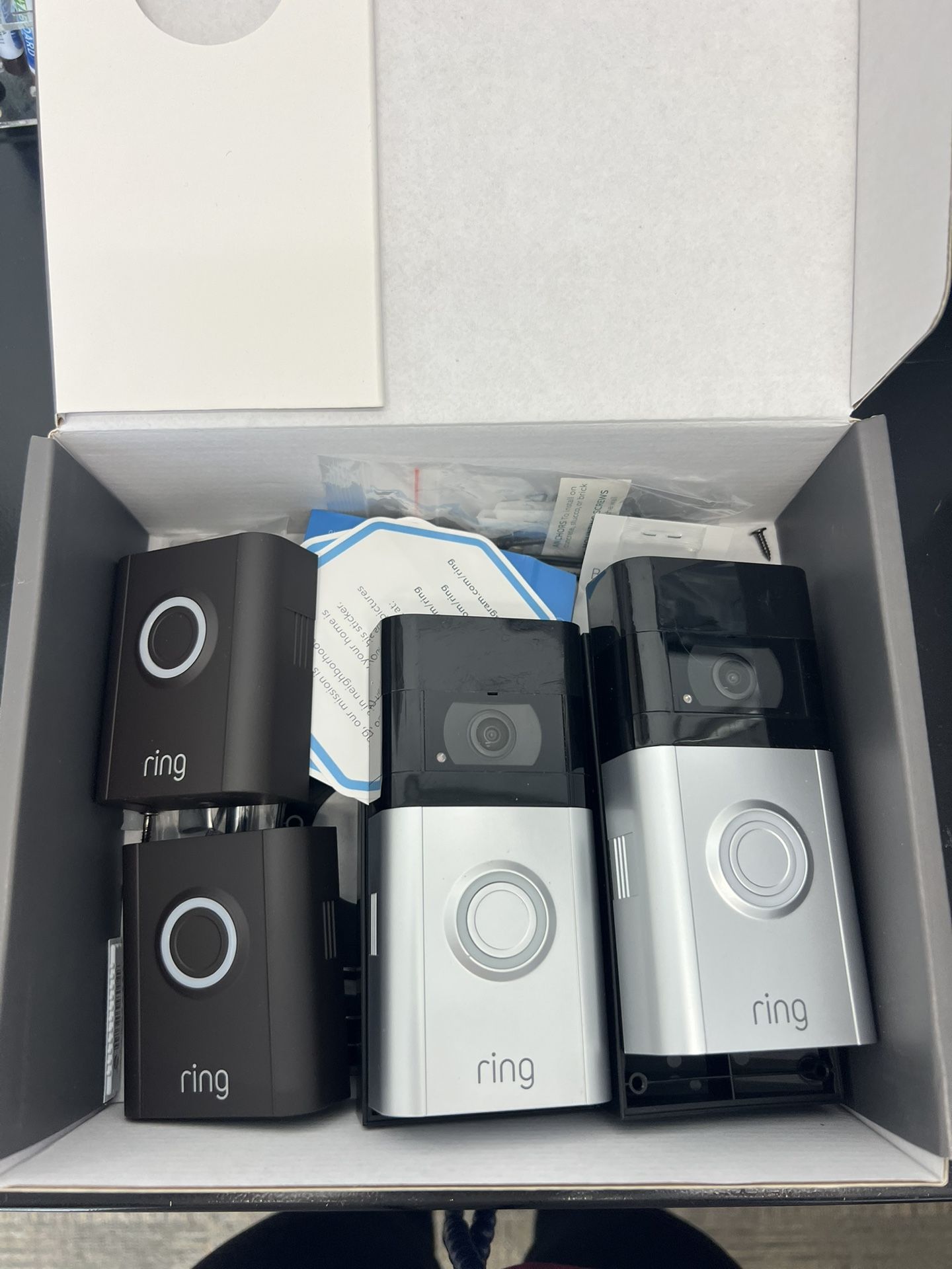 Ring Video Doorbell 3 - Satin Nickle - Quantity 1 camera