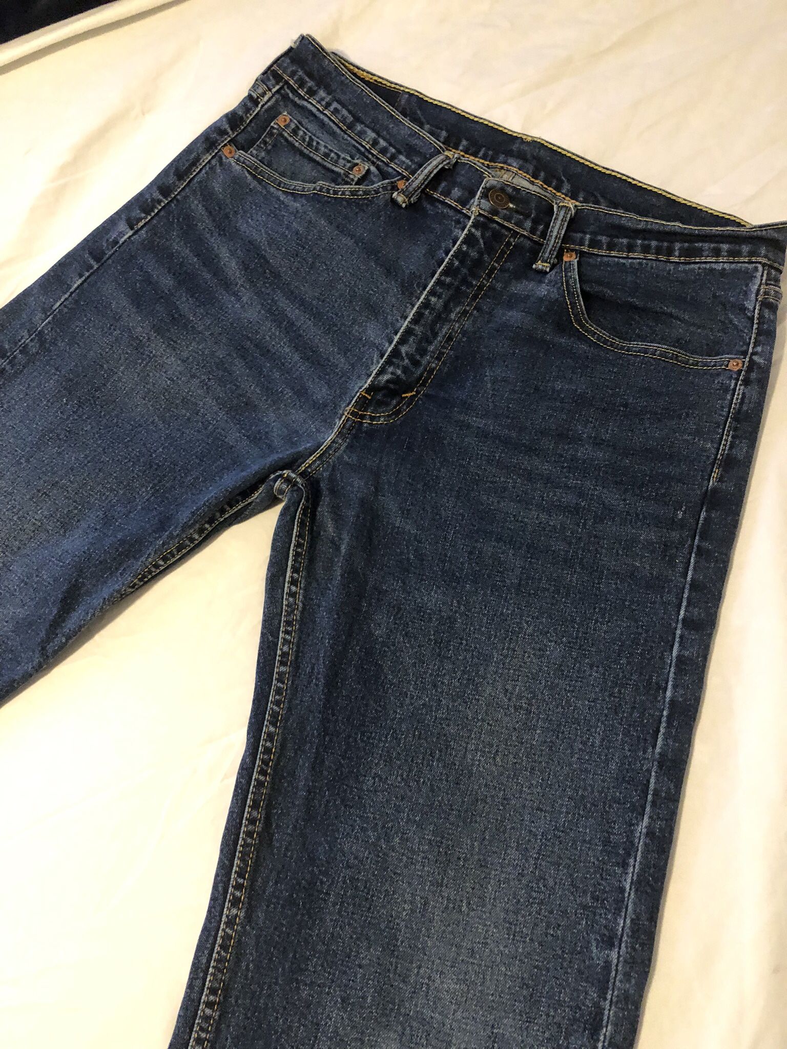 Levis 505 Mens Denim Jeans Size 34