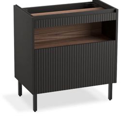 KOHLER Spacity 28.75-in Dark Steel Floating Bathroom Vanity Base Cabinet without Top