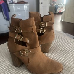 Women’s Boots - Camel Color - Size 10