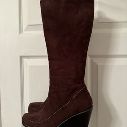Wedge Boots - 9 1/2 - Wide Calf