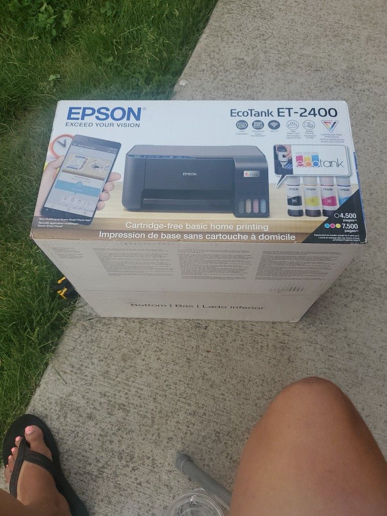 Printer  Epson Eco Tank ET -2400 Exceed your  Vision