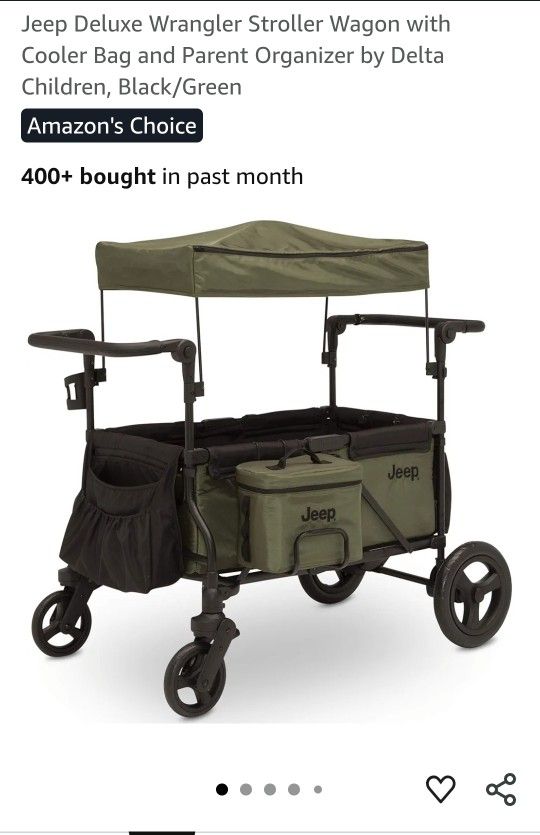 Jeep Deluxe Wrangler Stroller Wagon