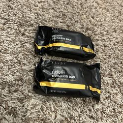 ALLOY Luxury Glycerin Bar Soap Black (2 Bars)