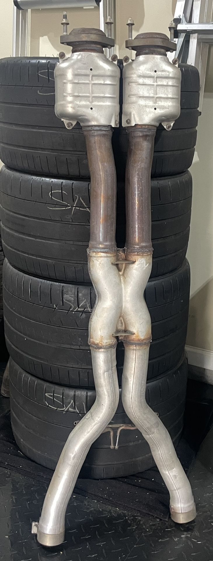 C7 Corvette Factory Stock X-Pipe