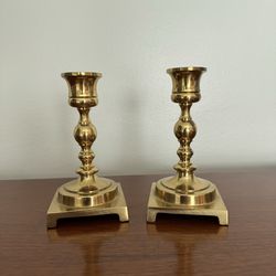Japan Brass Candle Sticks