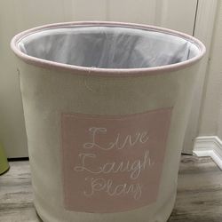 Live Laugh Play Laundry Basket 