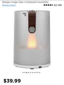 New Sharper Image Votiv 4 Ultrasonic Humidifier