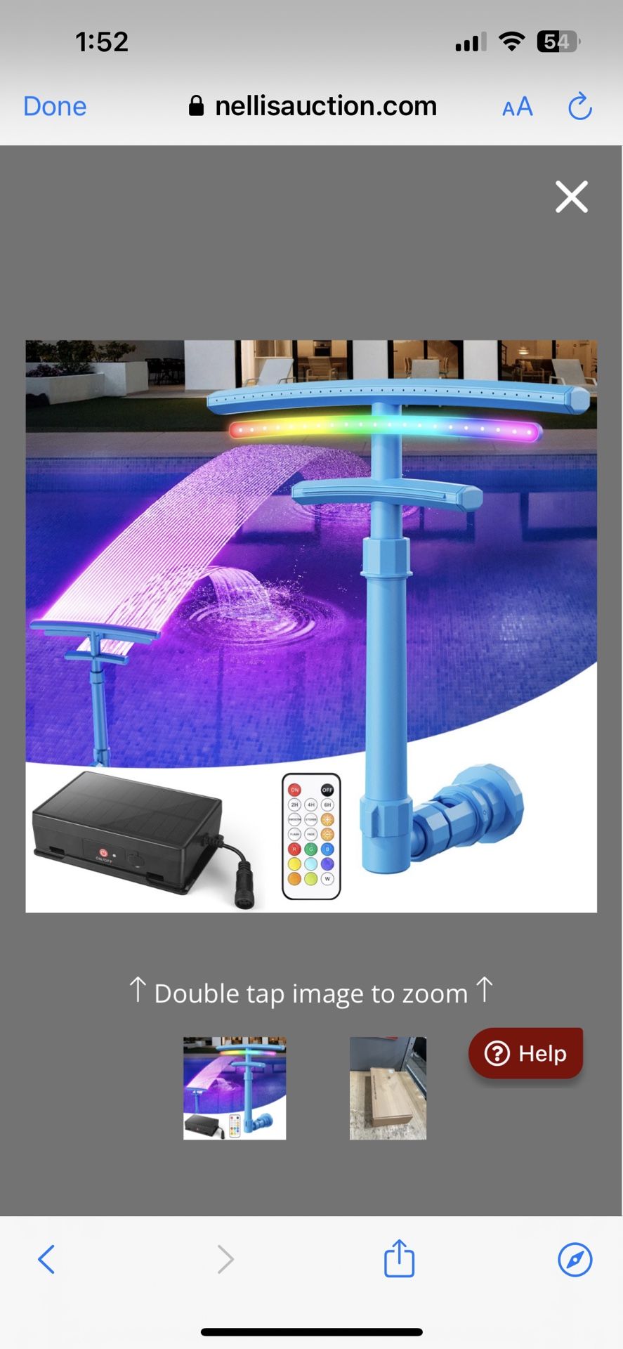 Dual Spray Solar Pool Fountain For Above Ground Pools, Pool Waterfall Aerator With 9-Color LED Lights, Adjustable Pool Sprinkler Fountain Swimming Poo