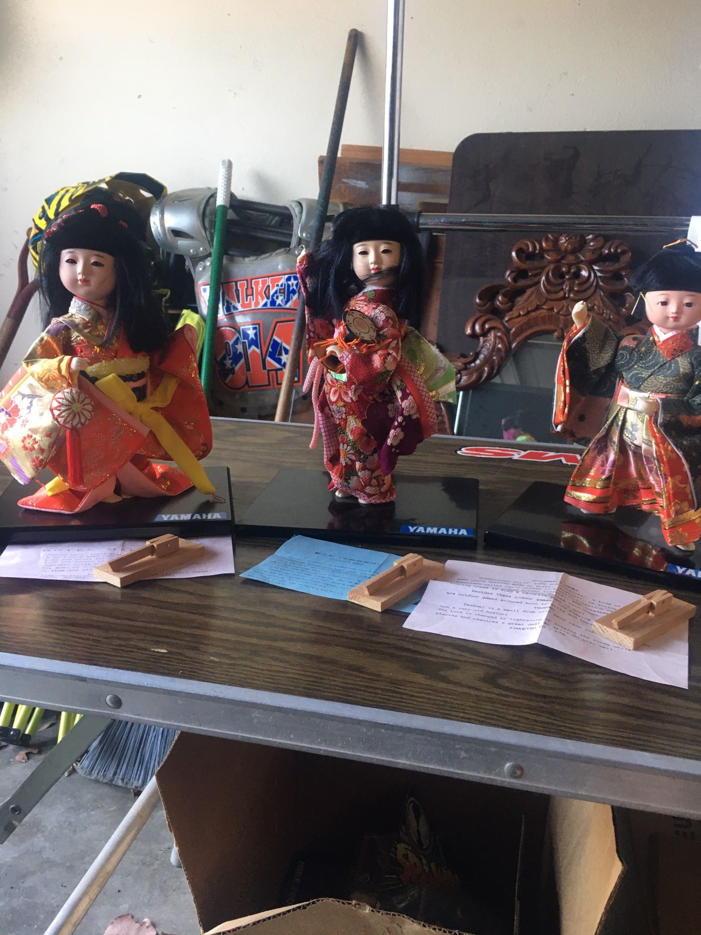 Vintage Yamaha Kyugetsu Collection five total